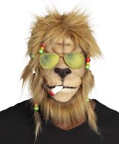 Boland - Latex gezichtsmasker Rasta lion - Volwassenen - Leeuw - Dieren