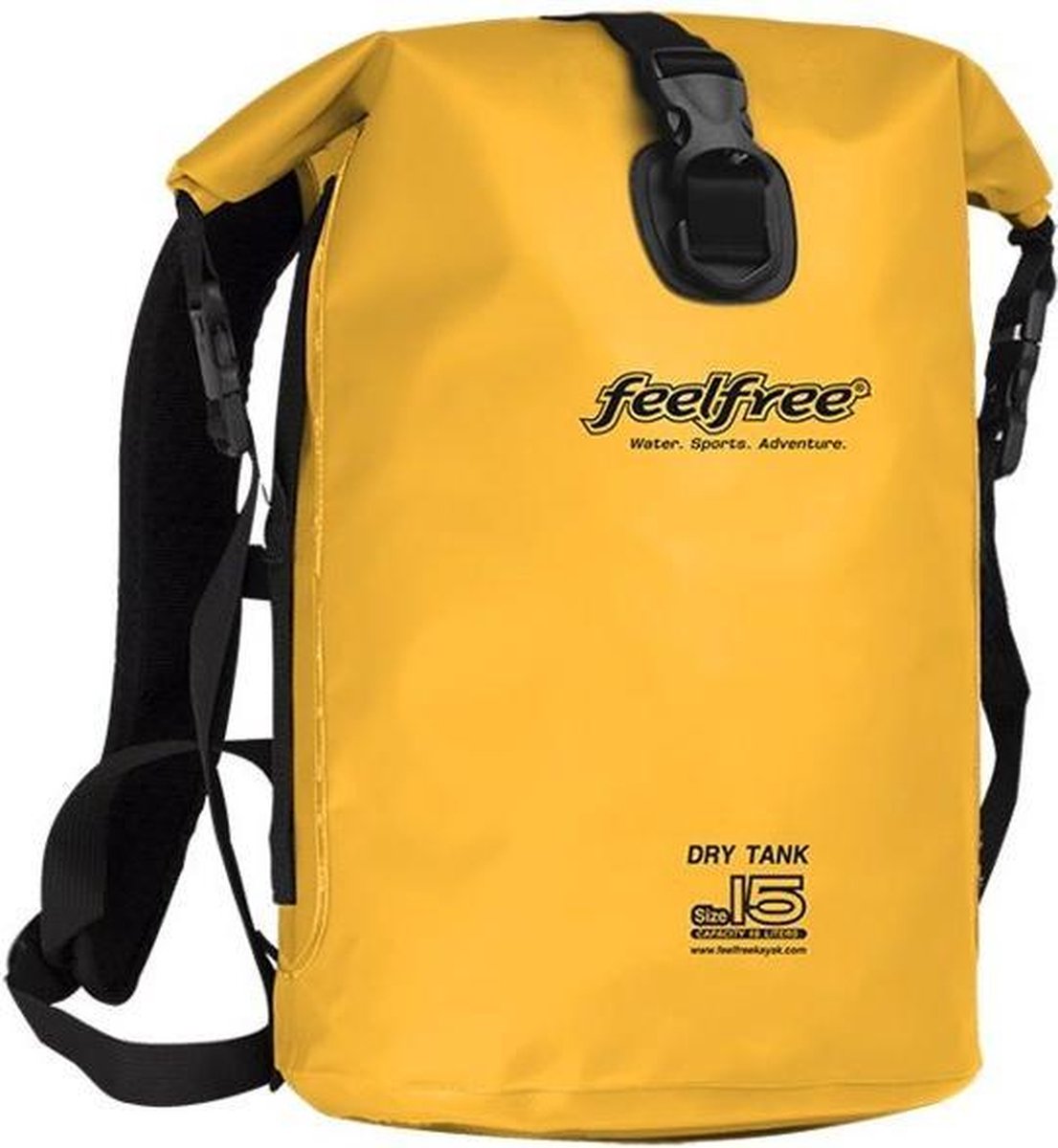Feelfree Gear Droge Zak 15l Geel