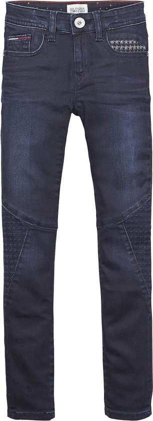 Tommy Hilfiger Meisjes Jeans Naomi - Blauw - Maat 140 | bol.com
