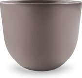 VECA bloempot EGGY, rond, 55 cm, MAT taupe