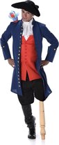 Karnival Costumes Piraten kapitein jas voor mannen  Carnavalskleding Heren Verkleedkleding - XL