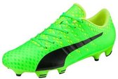 Puma evoPOWER Vigor 3 FG  Voetbalschoenen - Maat 44 - Mannen - lime groen/zwart/geel