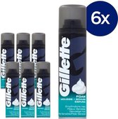 Gillette Basic Scheerschuim - Gevoelige Huid - Voordeelverpakking 6 x 300 ml