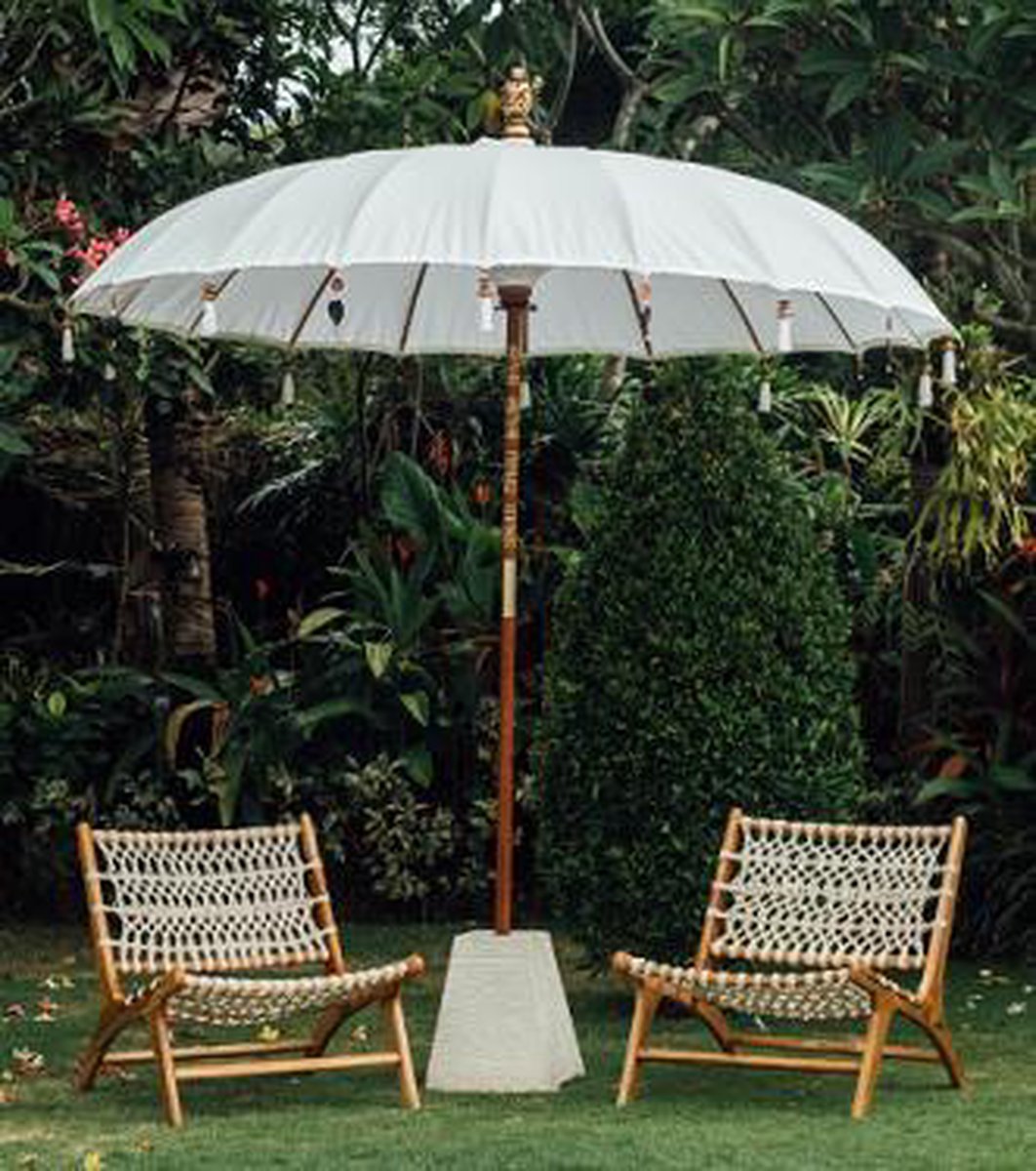 Bali parasol, créme, breedte 250 cm | bol.com