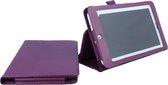 Acer Iconia One 7 B1-730 HD Leather Stand Case Paars Purple