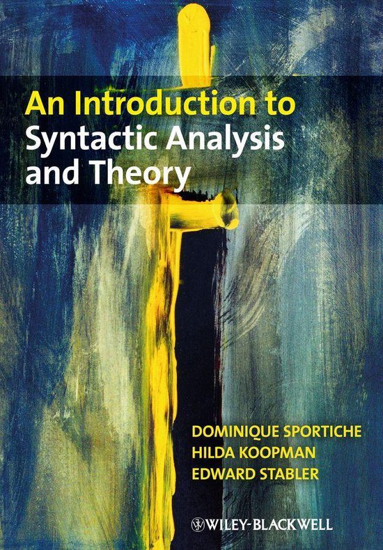 An Introduction to Syntactic Analysis and Theory - cover