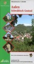 Karte des Schwäbischen Albvereins 14 Aalen Schwäbisch Gmünd 1 : 35 000