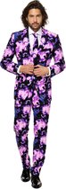 OppoSuits | Galaxy Guy | Mannen Kostuum | Paars | Carnaval | Maat 48