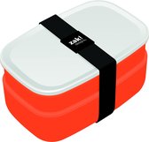 Zak!Designs Lunchbox - Incl. Bestekset - Coral-Wit
