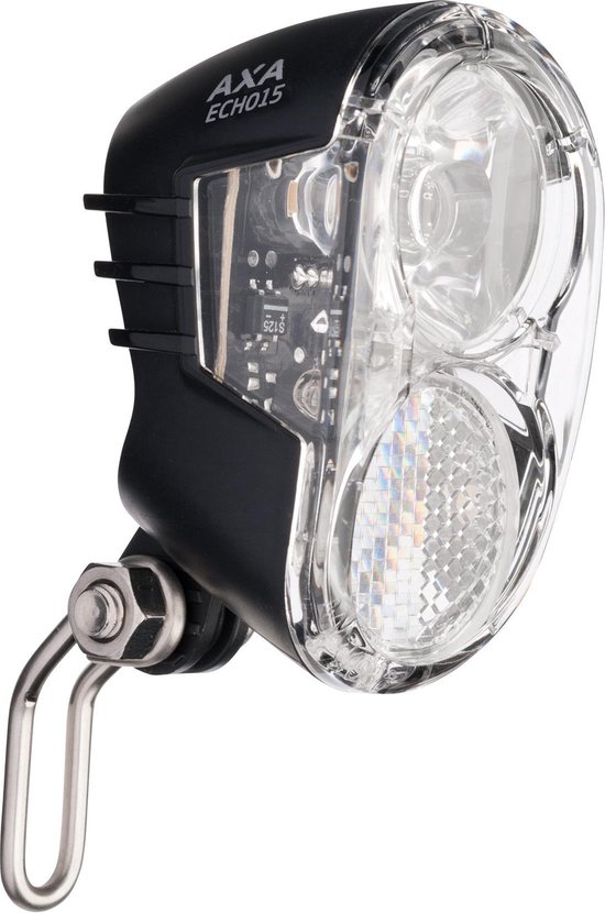 Bier Thespian verkoper AXA Echo 15 Switch - Fietslamp voorlicht - LED Koplamp - Dynamo - 15 Lux |  bol.com