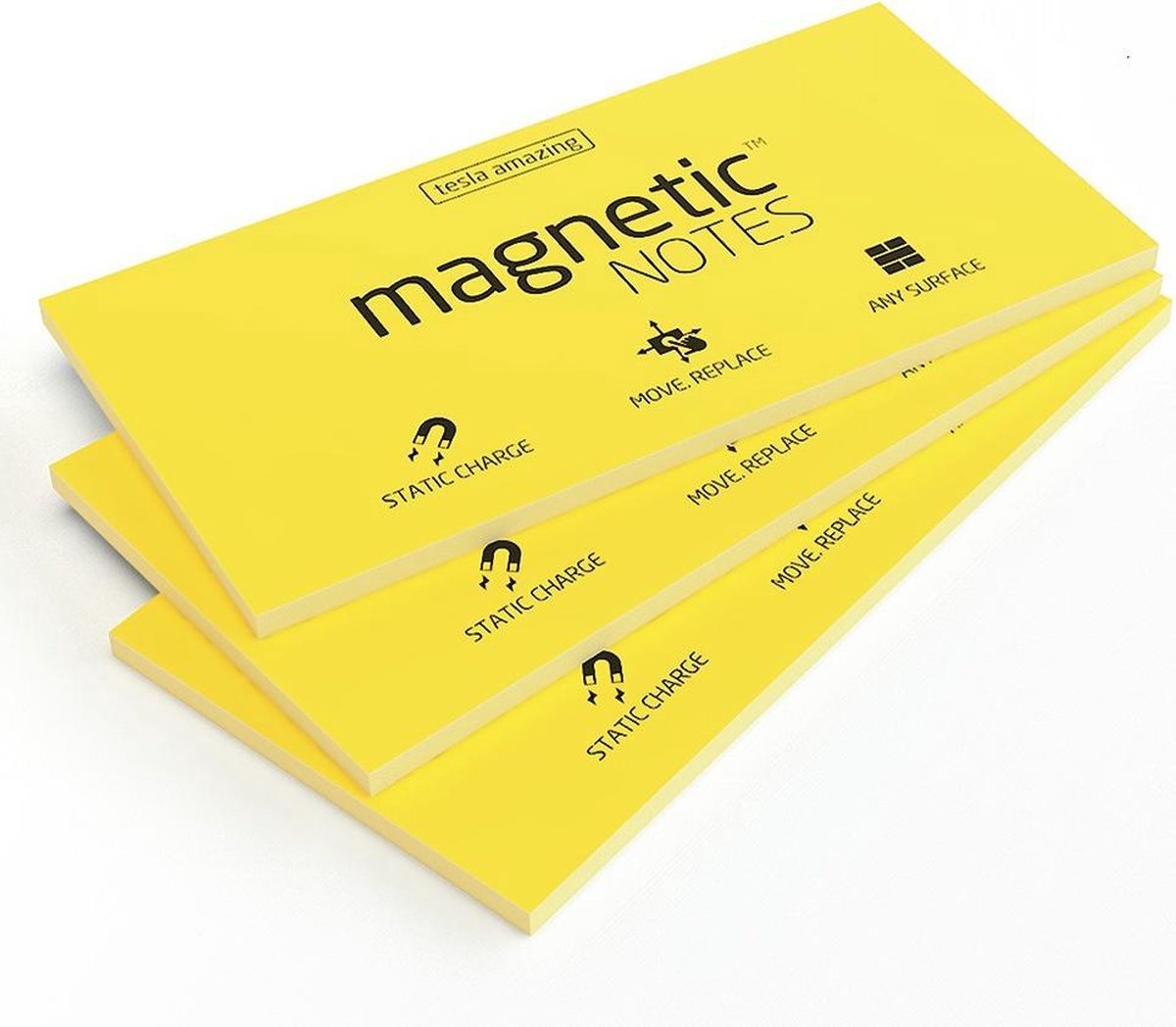 Notes, set van 3 notitieblokjes maat L (200x100mm)x100 sheets