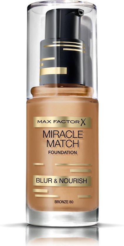 Max Factor Miracle Match Blur & Nour Foundation – 80 Bronze