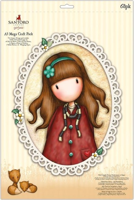 Gorjuss A3 Mega Craft Pack (68pk) Santoro (GOR 160125)