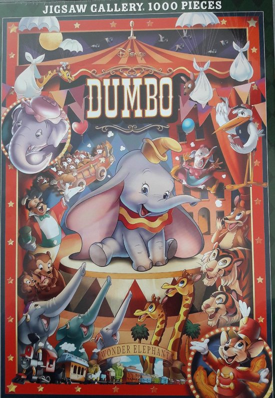 Disney legpuzzel Flying Dumbo and the Circus 1000 stukjes | bol.com