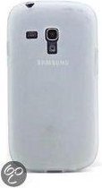 Silicone gel hoesje Wit galaxy S3 I8190 +  screenprotector