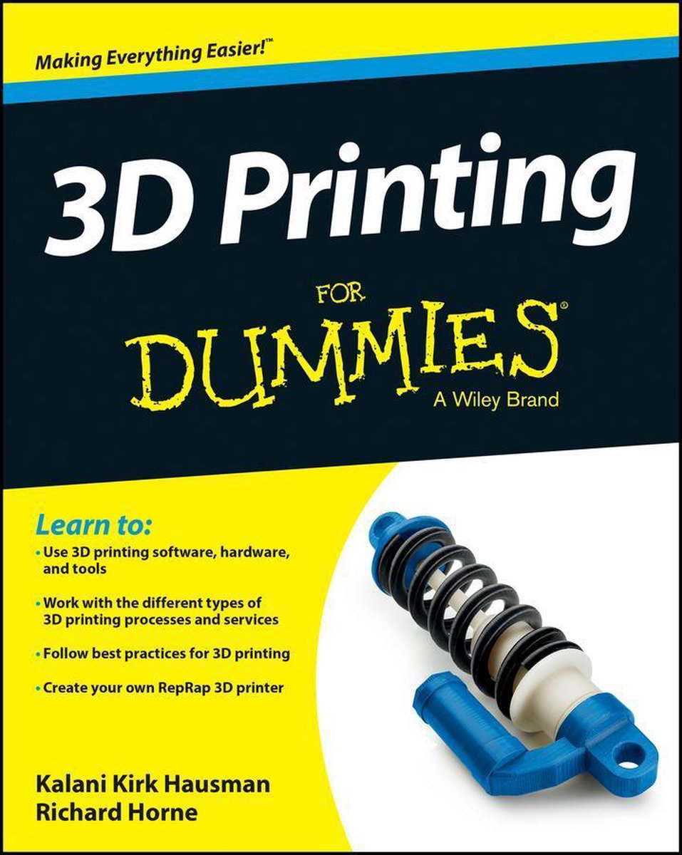 Omslag van 3D Printing For Dummies