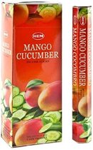 HEM Wierook - Mango Cucumber - Slof (6 pakjes/120 stokjes)