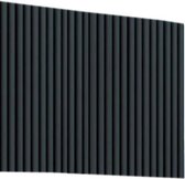 Design radiator horizontaal staal mat antraciet 60x98cm 1186 watt - Eastbrook Rowsham