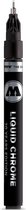 Molotow Liquid Chrome Marker - 1 mm - Stift met zilver spiegeleffect