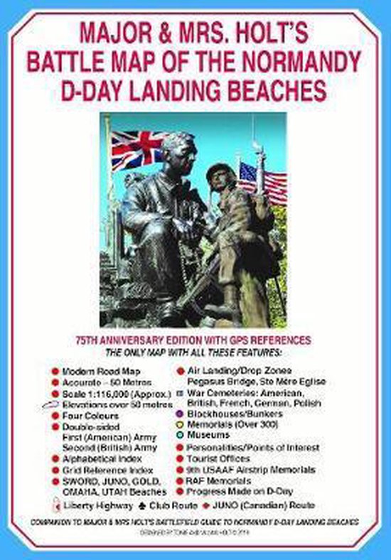 Major  Mrs Holt's Battle Map of The Normandy DDay Landing Be ... - cover