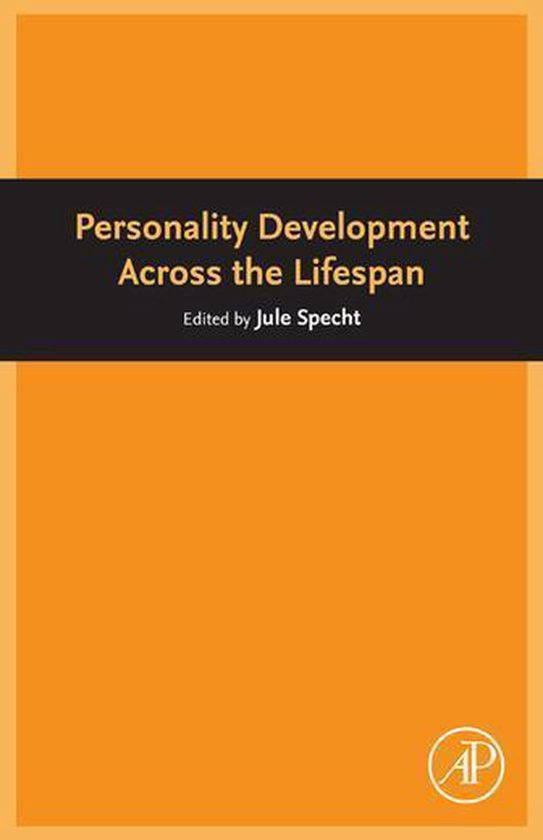 Personality Development Across the Lifespan - cover