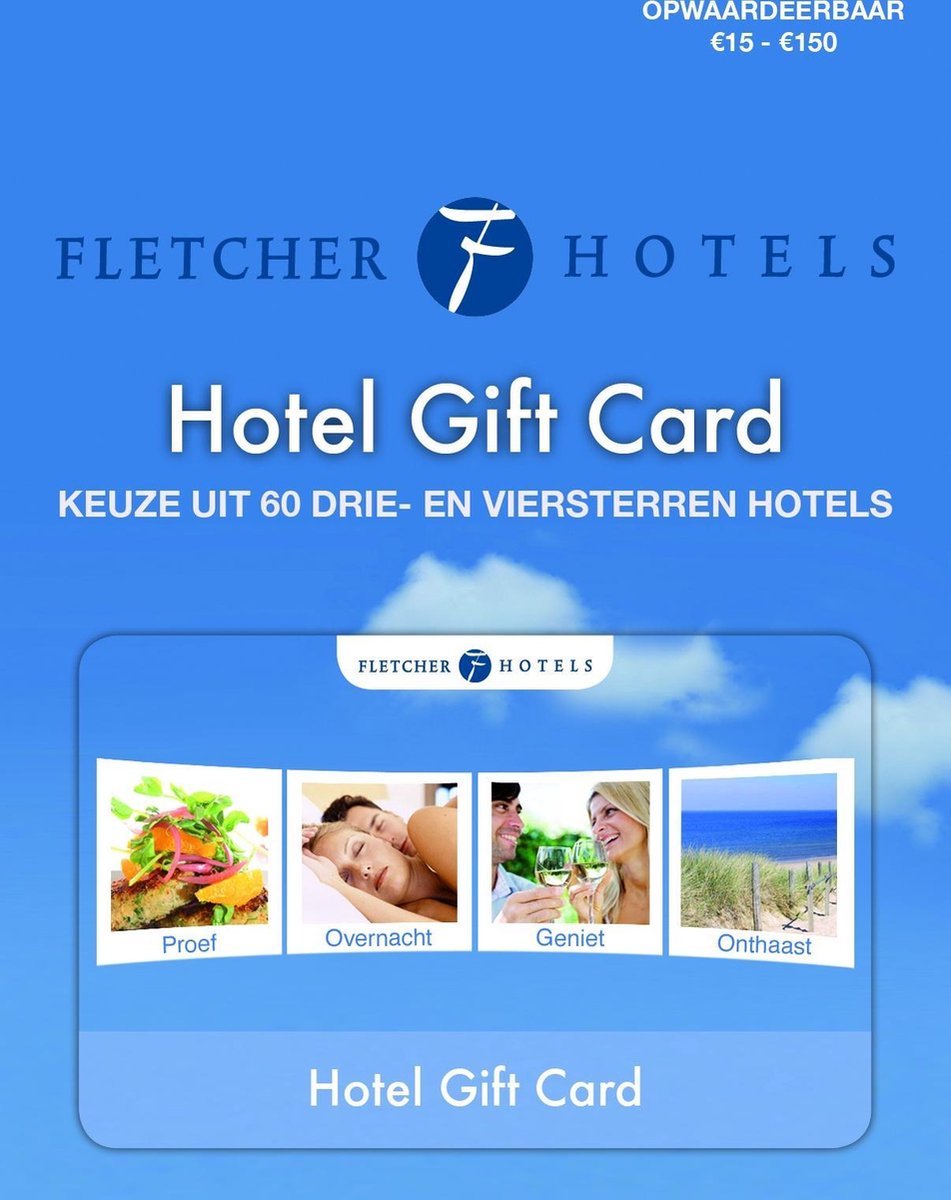 Fletcher Hotel Giftcard - 85 euro | bol.com