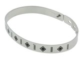 Aztec stainless steel armband