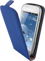 Mobiparts Premium Flip Case Sam Galaxy S Duos/Trend (Plus) Blue