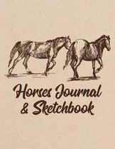 Horses Journal & Sketchbook