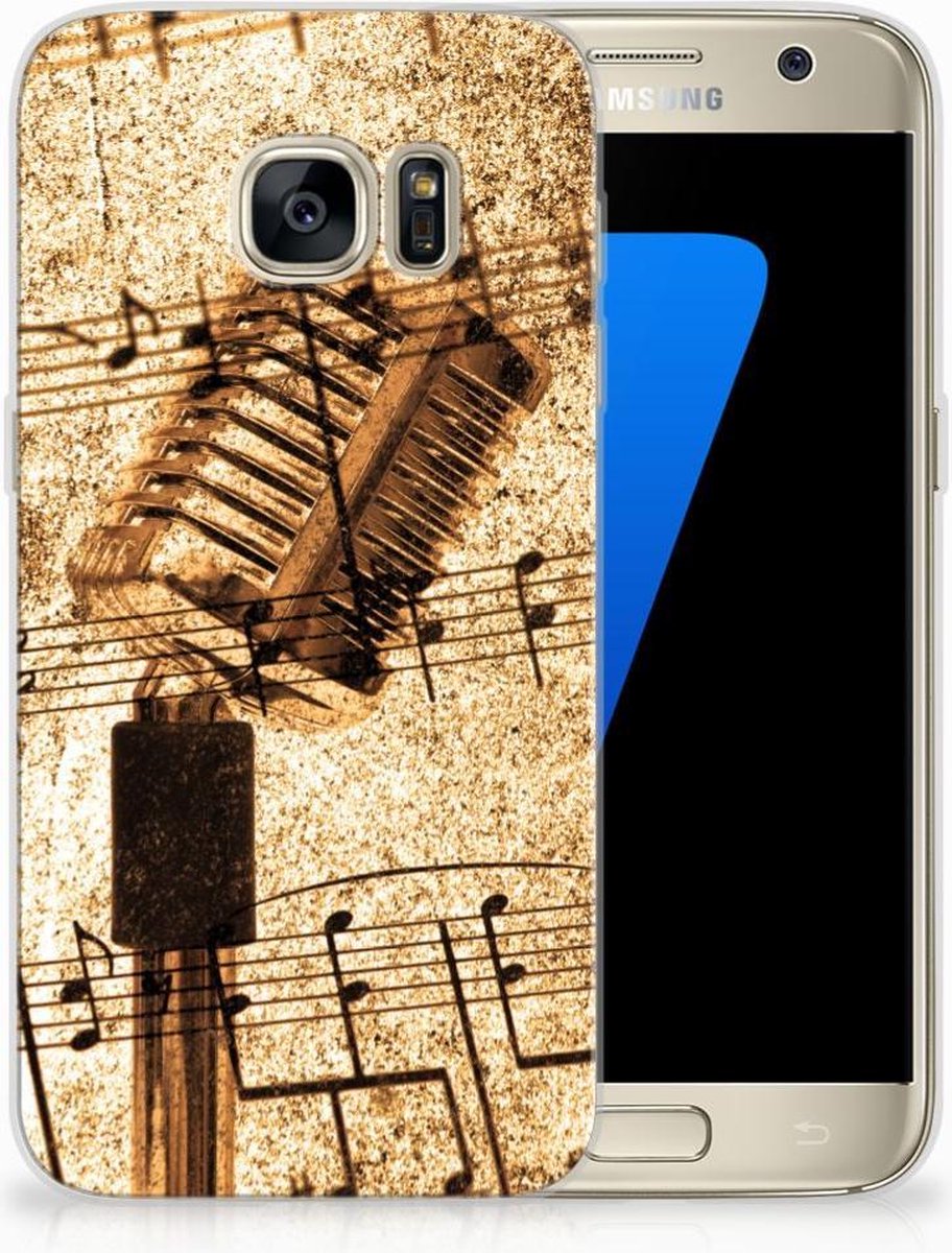 Samsung Galaxy S7 Siliconen Hoesje met foto Bladmuziek