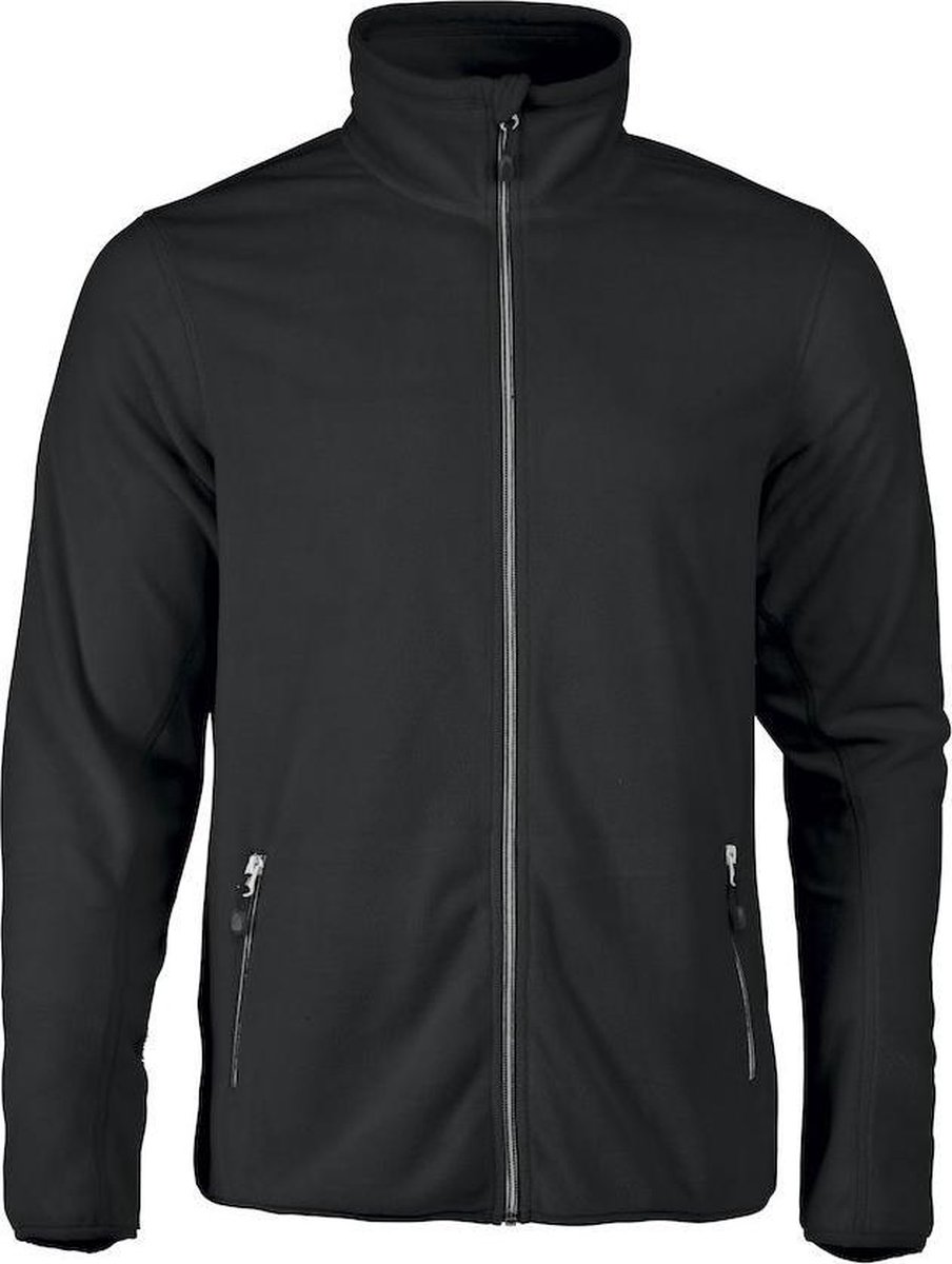 Printer FLEECE JACKET TWOHAND 2261508 Zwart