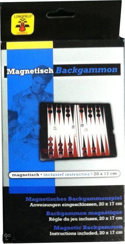 Thumbnail van een extra afbeelding van het spel Reis Backgammon magnetisch