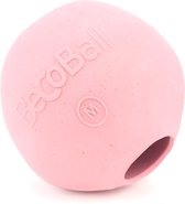 Beco RubberTreat Ball - Snackbal voor Brokjes - Sterk & Milieuvriendelijk - Groen, Blauw en Roze - S/M/ L - Kleur: Roze, Maat: Medium