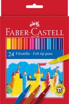 feutres Faber Castell 24 pièces pochette en carton FC-554224