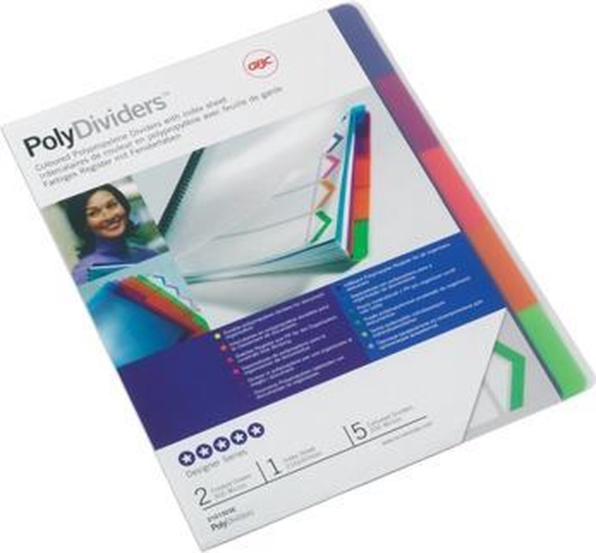 GBC POLYTABBLAD 5-DELIG