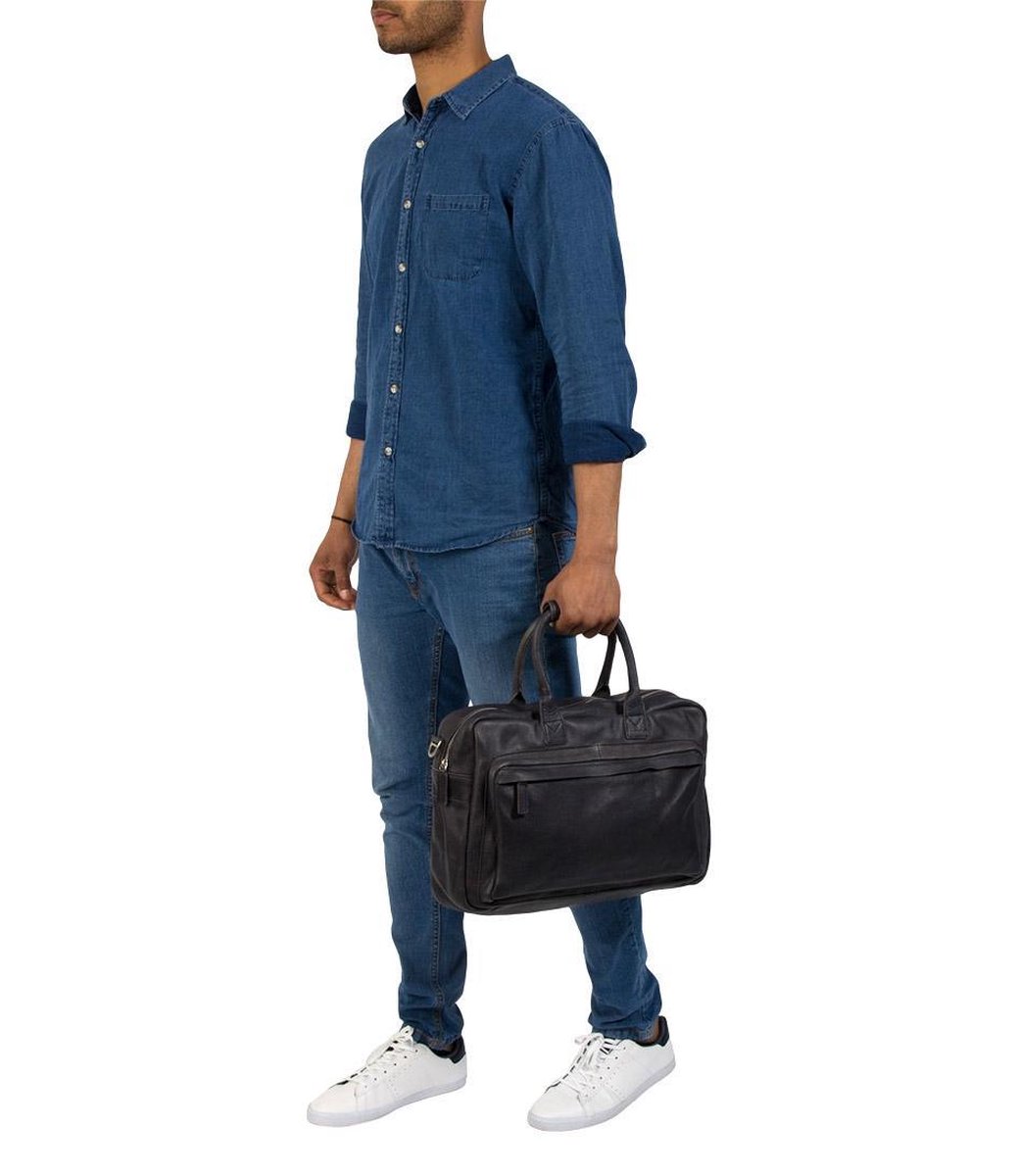 volwassene noedels album Cowboysbag-Laptoptassen-Laptop Bag Hudson 15.6 inch-Blauw | bol.com