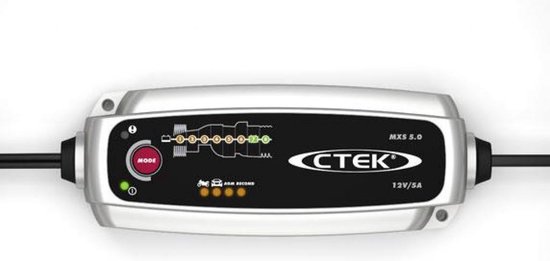 Kit CTEK MXS 5.0 + connexion rapide avec indicateur LED