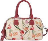 Signare Kwasttas - Luxe handtas - Gobelin - Tulp - 3899