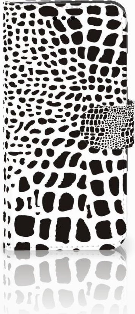 Book Case voor Huawei P10 Lite Telefoonhoesje met Pasjes Slangenprint