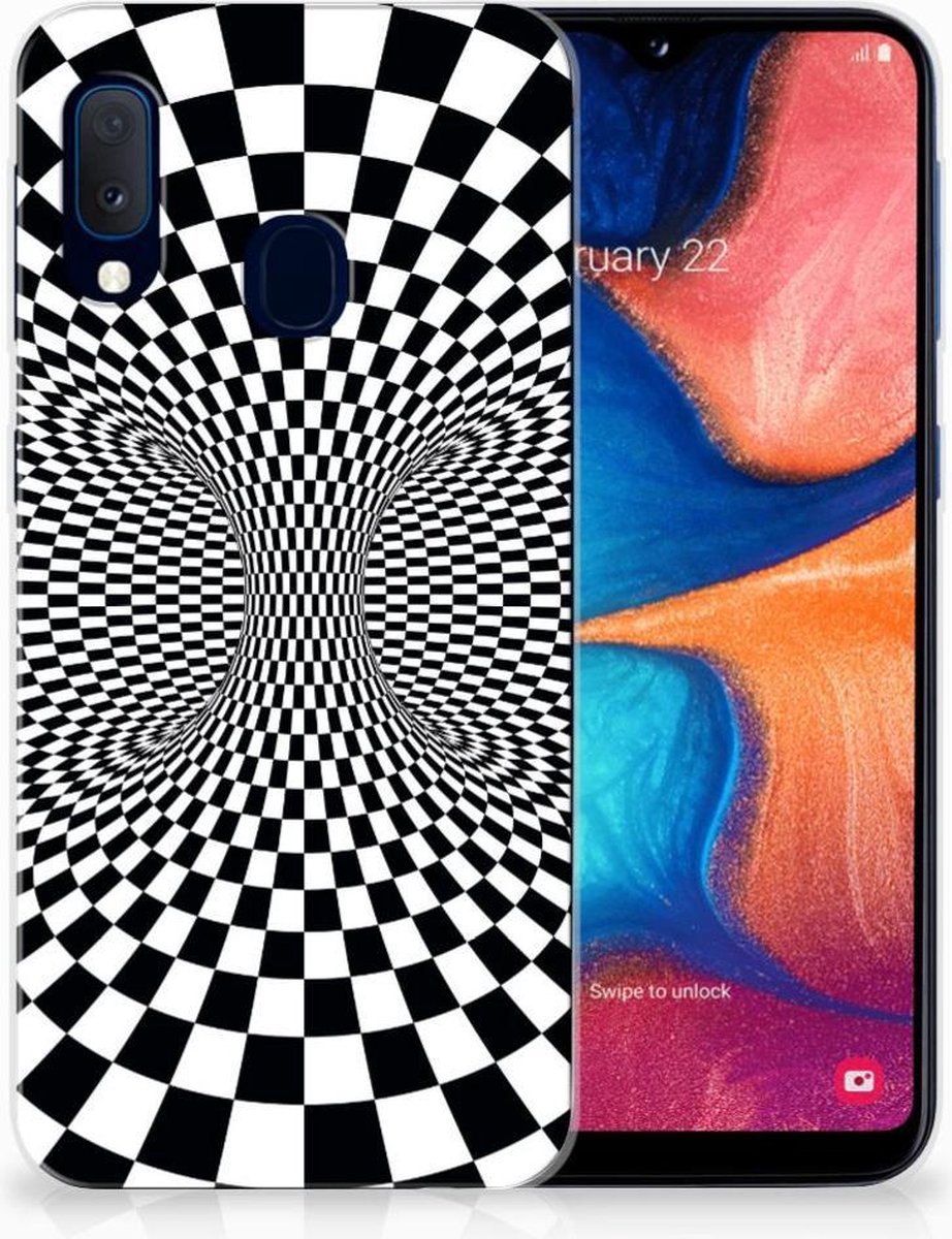 Samsung Galaxy A20e TPU Hoesje Illusie