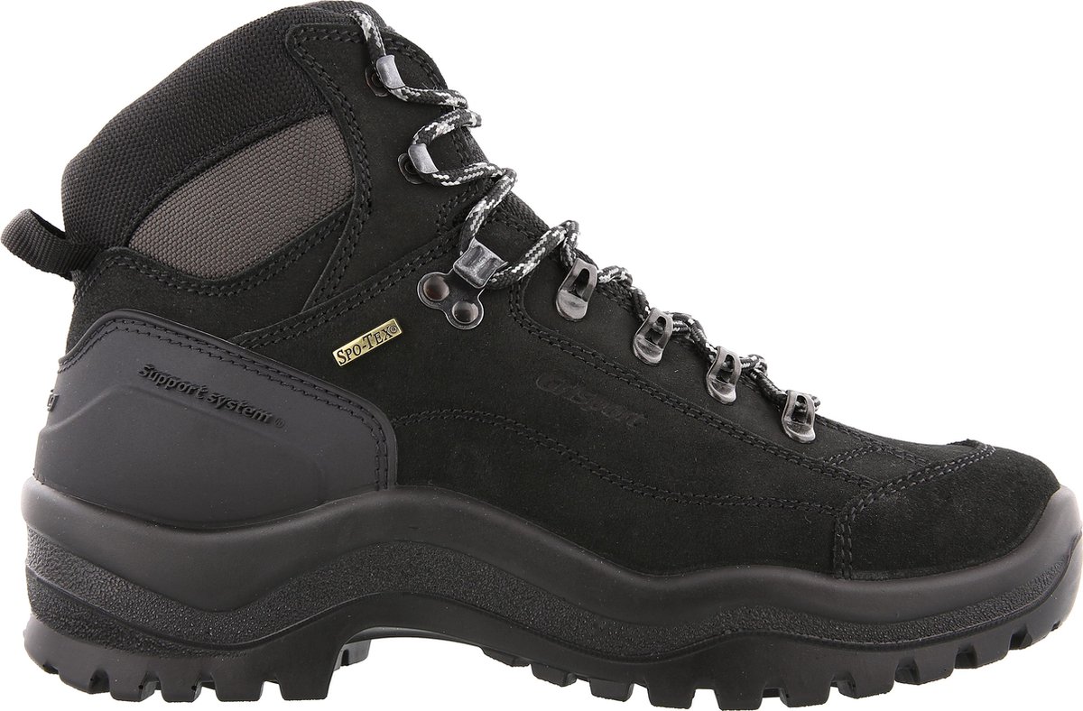 Grisport Bergen Mid Unisex Wandelschoenen Zwart