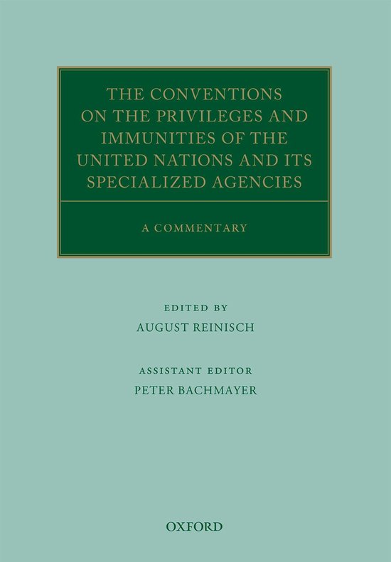 Oxford Commentaries on International Law - The Conventions o ... - cover