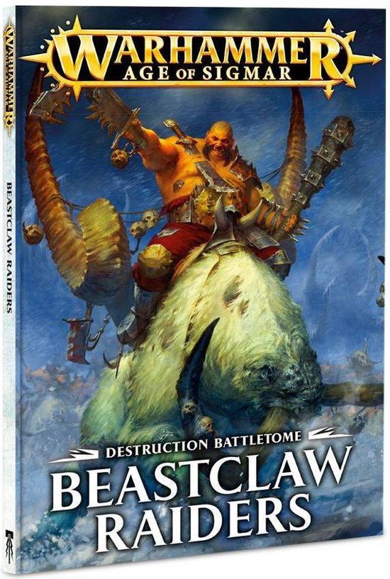 Afbeelding van het spel Age of Sigmar 2nd Edition Rulebook Destruction Battletome: Beastclaw Raiders (HC)