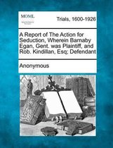 A Report of the Action for Seduction, Wherein Barnaby Egan, Gent. Was Plaintiff, and Rob. Kindillan, Esq; Defendant