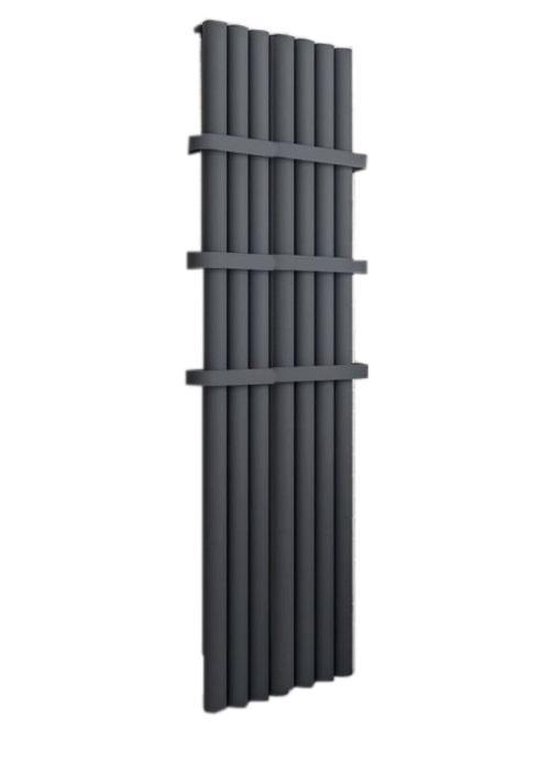 Design radiator verticaal aluminium mat antraciet 180x48,5cm2359 watt-  Eastbrook Burford | bol.com