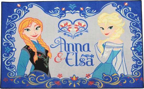 bol.com | Disney Frozen - Anna&Elsa - tapijt - 133x95 cm