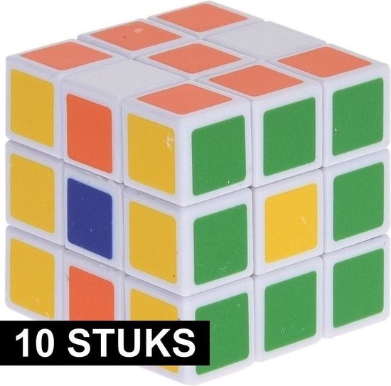 Vervelend Kosmisch kust 10x Magische kubus spelletjes 3,5 cm - Puzzels - Speelgoed | bol.com