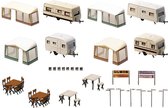 Faller Camping Caravan Set 130503