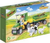 BanBao Eco Boerderij Tractor met Aanhanger - 8586