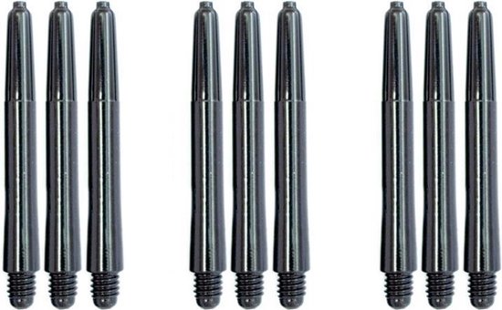 Darts Set zwarte dartshafts - 3 sets (9 stuks) - Inbetween - dartshafts - dart shafts van Dart — afbeelding 3